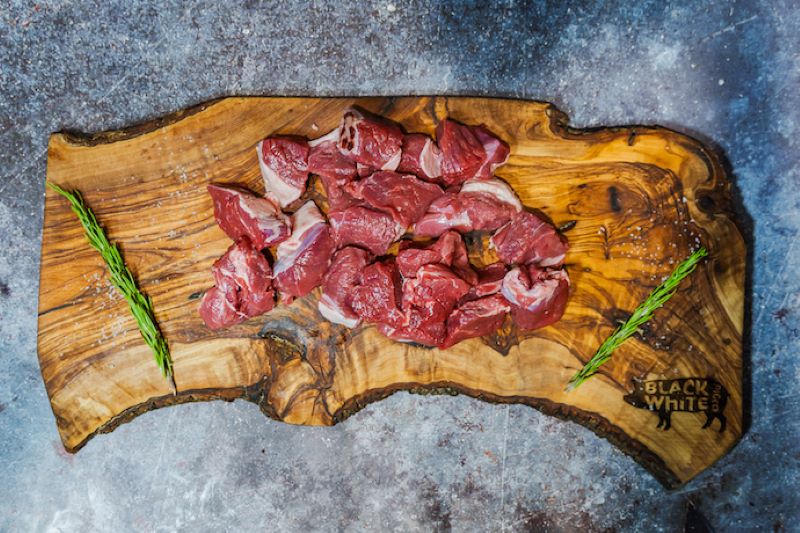 Welsh Lamb Leg Diced Black & White Pig Company